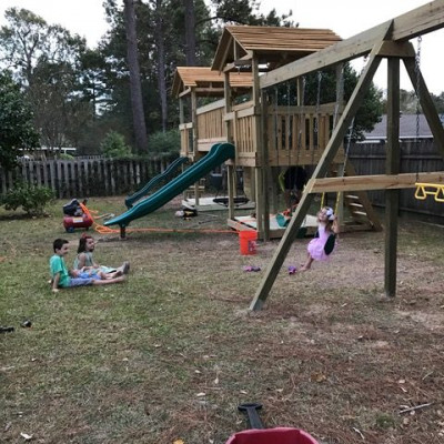 Waiting on my playset, and learning how to pray