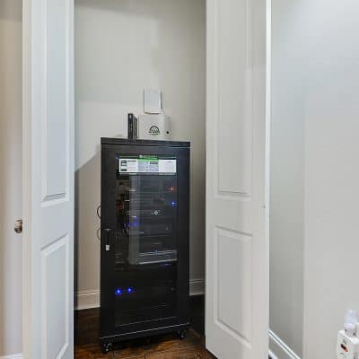 Media closet, Ingleside house Jan2021