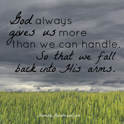 More than we can handle