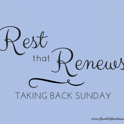 Rest that renews