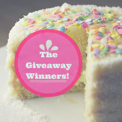 The Giveaway Winners!